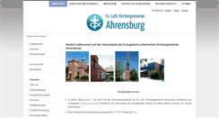 Desktop Screenshot of kirche-ahrensburg.de